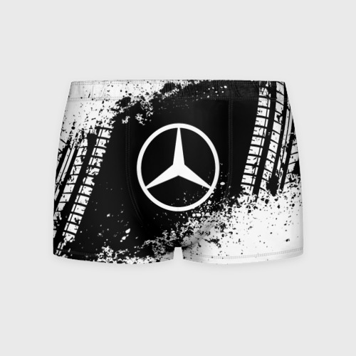 Мужские трусы 3D Mercedes abstract sport, цвет 3D печать