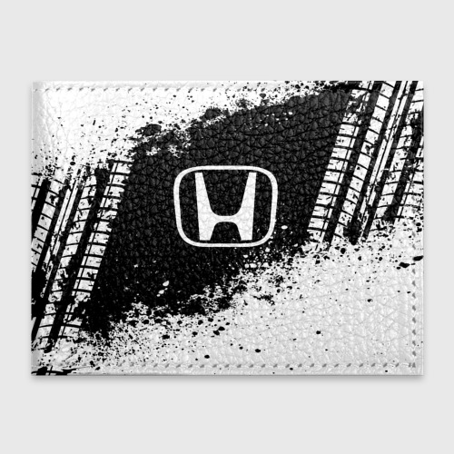 Обложка для студенческого билета Honda abstract sport, цвет черный