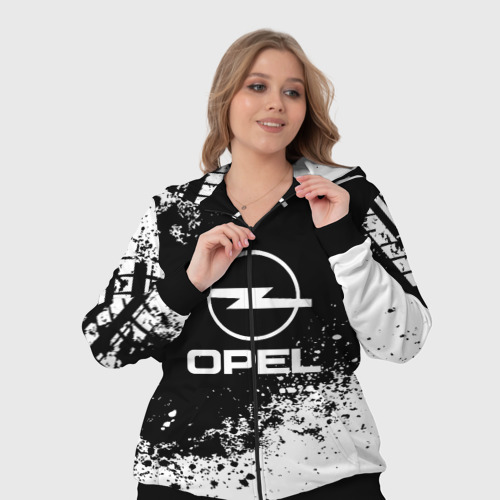 Женский костюм 3D Opel abstract sport, цвет черный - фото 7