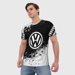 Мужская футболка 3D Volkswagen abstract sport - фото 2