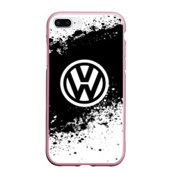 Чехол для iPhone 7Plus/8 Plus матовый Volkswagen abstract sport