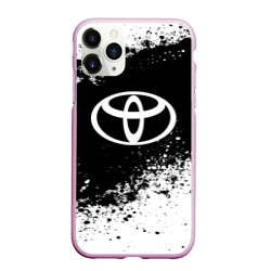 Чехол для iPhone 11 Pro Max матовый Toyota abstract sport