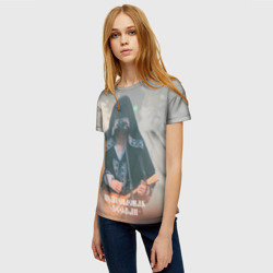 Женская футболка 3D Нейромонах Феофан - фото 2