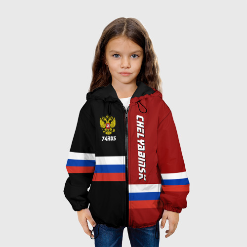 Детская куртка 3D CHELYABINSK (Челябинск), цвет черный - фото 4