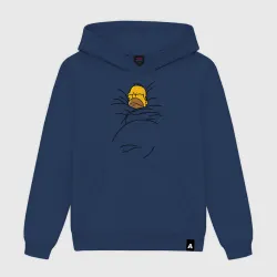 Женская толстовка хлопок Спящий Гомер