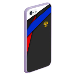 Чехол для iPhone 5/5S матовый Russia sport - фото 2