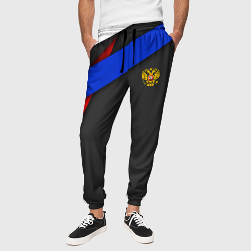 Мужские брюки 3D Russia sport, цвет 3D печать - фото 4