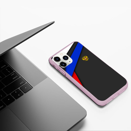 Чехол для iPhone 11 Pro матовый с принтом RUSSIA SPORT, фото #5