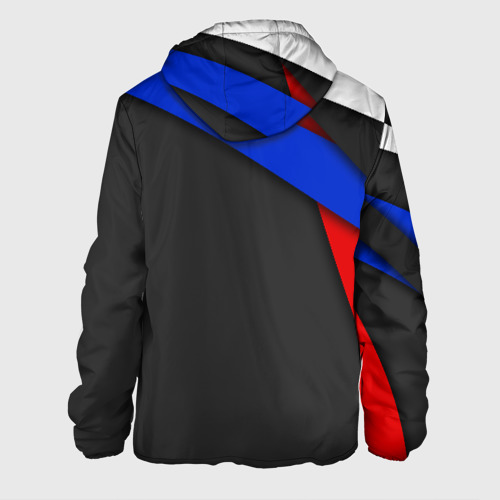 Мужская куртка 3D с принтом RUSSIA SPORT, вид сзади #1
