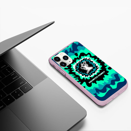 Чехол для iPhone 11 Pro матовый Haunted Family, цвет розовый - фото 5