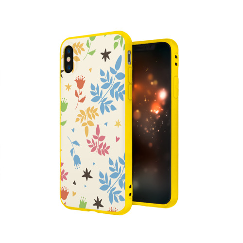 Чехол для Apple iPhone X силиконовый матовый Цвета радости Фото 01 Чехол для Apple iPhone X силиконовый матовый Цвета радости Фото 01