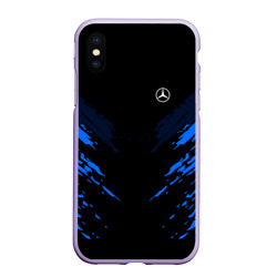 Чехол для iPhone XS Max матовый Mercedes sport