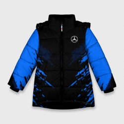 Зимняя куртка для девочек 3D Mercedes sport