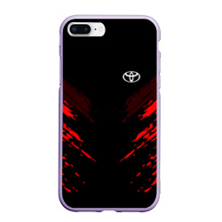 Чехол для iPhone 7Plus/8 Plus матовый Toyota sport