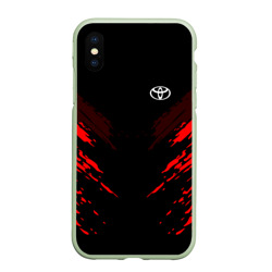 Чехол для iPhone XS Max матовый Toyota sport