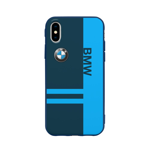 Чехол для iPhone X матовый BMW Фото 01 Чехол для iPhone X матовый BMW Фото 01