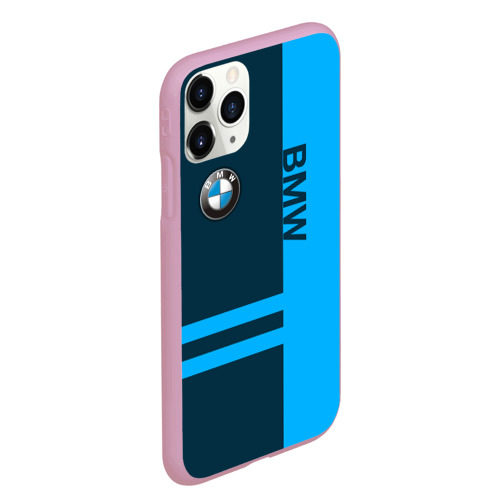 Чехол для iPhone 11 Pro Max матовый BMW, цвет розовый - фото 3