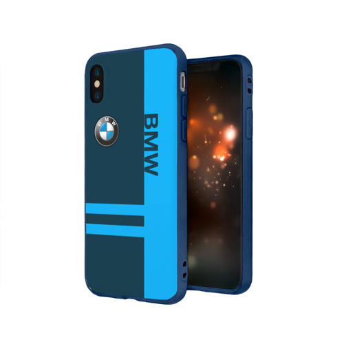 Чехол для iPhone X матовый BMW Фото 01 Чехол для iPhone X матовый BMW Фото 01