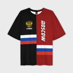 Мужская футболка oversize 3D Moscow Москва
