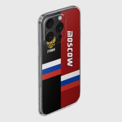 Чехол для iPhone 16 Pro Max силиконовый с защитой камеры Moscow Москва - фото 2