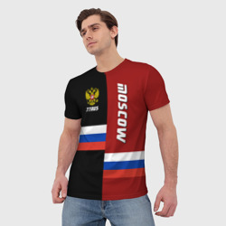 Мужская футболка 3D Moscow Москва - фото 2