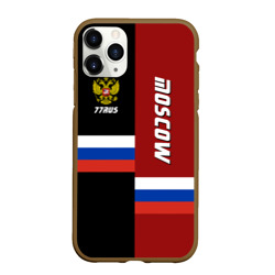 Чехол для iPhone 11 Pro матовый Moscow Москва