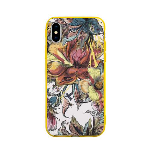 Чехол для Apple iPhone X силиконовый матовый Коллекция RENAISSANCE Фото 01 Чехол для Apple iPhone X силиконовый матовый Коллекция RENAISSANCE Фото 01