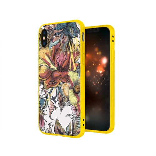 Чехол для Apple iPhone X силиконовый матовый Коллекция RENAISSANCE Фото 01 Чехол для Apple iPhone X силиконовый матовый Коллекция RENAISSANCE Фото 01
