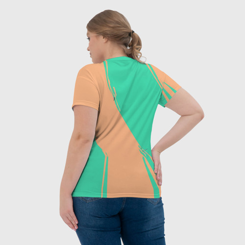 Женская футболка 3D  Многознаал, цвет 3D печать - фото 7