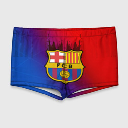 Мужские купальные плавки 3D FC Barcelona color sport
