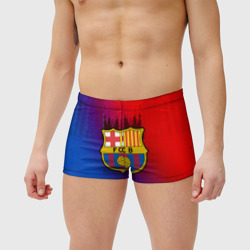 Мужские купальные плавки 3D FC Barcelona color sport - фото 2
