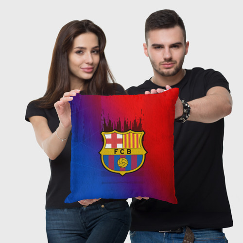 Подушка 3D FC Barcelona color sport - фото 3