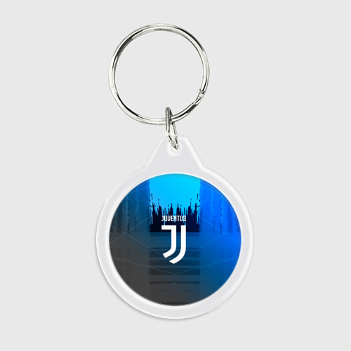 Брелок круглый FC Juventus color sport