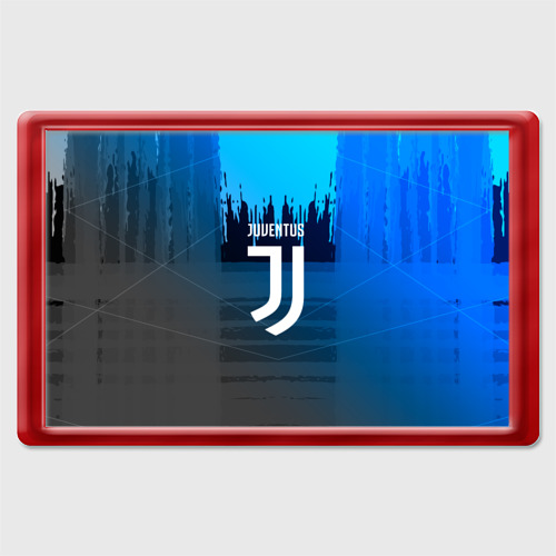 Магнит 45*70 FC Juventus color sport, цвет красный