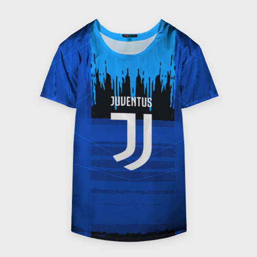 Накидка на куртку 3D FC Juventus color abstract, цвет 3D печать - фото 4