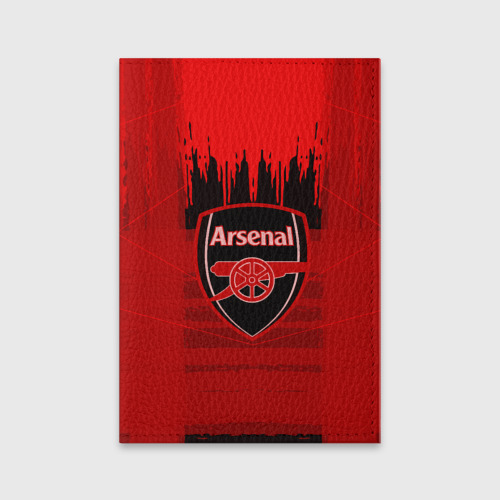 Обложка для паспорта матовая кожа FC Arsenal abstract color