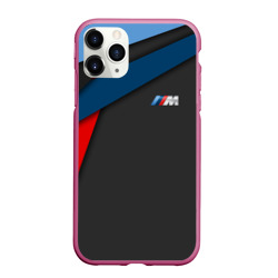 Чехол для iPhone 11 Pro Max матовый BmW motorsport БМВ m performance