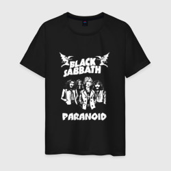 Мужская футболка хлопок Black Sabbath paranoid