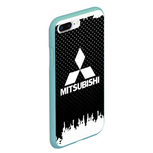 Чехол для iPhone 7Plus/8 Plus матовый Mitsubishi, цвет мятный - фото 3