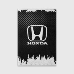 Обложка для паспорта матовая кожа Honda