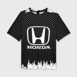 Женская футболка oversize 3D Honda