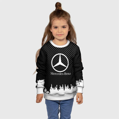 Детский свитшот 3D Mercedes-Benz, цвет 3D печать - фото 7
