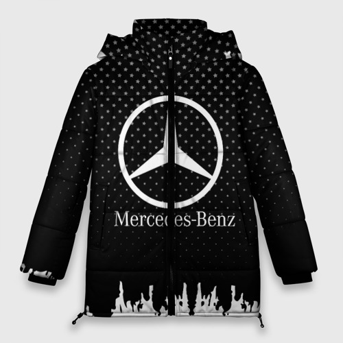 Женская зимняя куртка Oversize Mercedes-Benz, цвет светло-серый