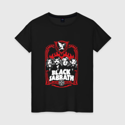 Женская футболка хлопок Black Sabbath
