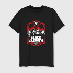Мужская футболка хлопок Slim Black Sabbath