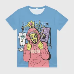 Женская футболка 3D Mnogoznaal 4