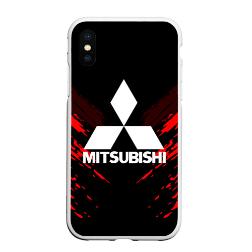 Чехол для iPhone XS Max матовый Mitsubishi sport collection