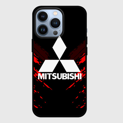 Чехол для iPhone 13 Pro Mitsubishi sport collection, цвет черный