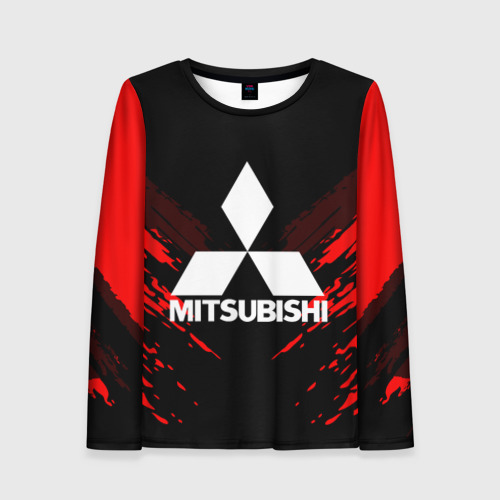 Женский лонгслив 3D Mitsubishi sport collection