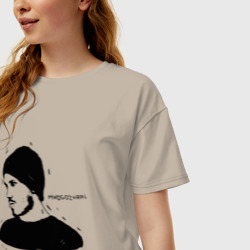 Женская футболка хлопок Oversize Mnogoznaal 9 - фото 2
